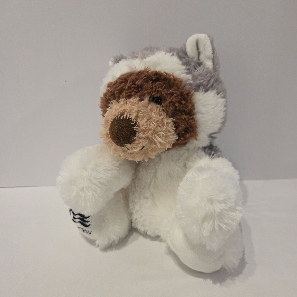Princess Cruises Aurora Plush Teddy Bear in Husky Wolf Costume 9" Stuffed Animal